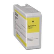 Cartucho de tinta epson sjic35p colorworks c6500/6000 color amarillo