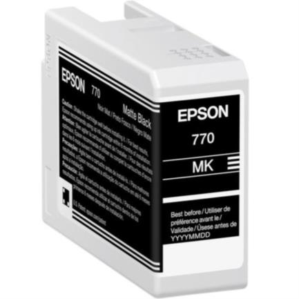 Tinta epson ultrachrome pro 10 25ml color negro mate