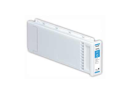 Tinta epson stylus serie t 700ml color cian