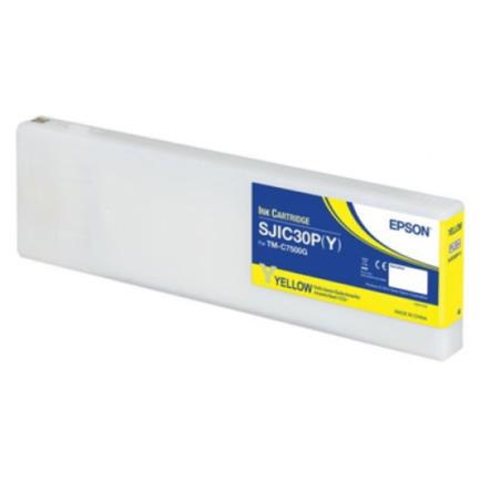 Tinta epson sjic30p colorworks tm-c7500g color amarillo