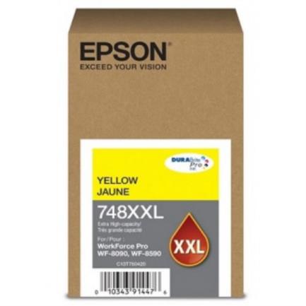 Tinta epson t748xxl capacidad extra alta wf-6090/wf-6590 color amarillo