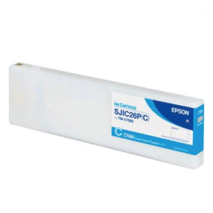 Cartucho epson sjic26p para tm-c7500 color cian