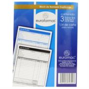 Block Euroformas Remisión Duplicado 1/4 Carta C/25 Juegos 3 Blocks - Vista 3