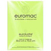 Papel lustre euromac 50x70" verde nilo 24 hojas