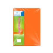 Cartulina euromac eurofluorescente 47.5x66cm color naranja paquete c/100h