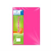 Cartulina euromac eurofluorescente 47.5x66cm color rosa paquete c/100h
