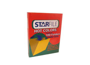 FOLDERS MAPASA HOT COLORS NARANJA CARTA C/100 - Vista 3