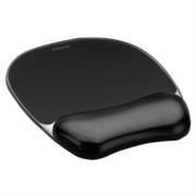 Mouse Pad Fellowes con Reposamuñecas de Gel Crystal Color Negro - Vista 2