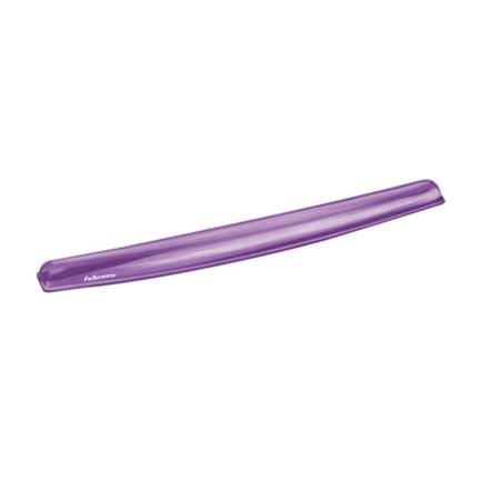 Reposa mu&ntilde;ecas fellowes para teclado de gel crystal color violeta