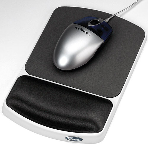 Mouse Pad Fellowes con Descansa Muñecas de Gel Grafito - Vista 4