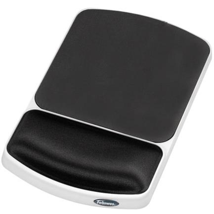 Mouse pad fellowes con descansa mu&ntilde;ecas de gel grafito