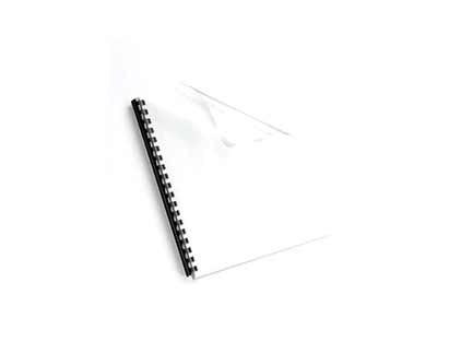 Cubierta fellowes para eng carta transparente c/25