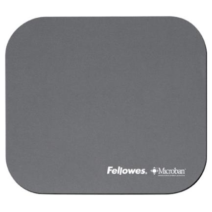 Mouse pad fellowes gris con microban