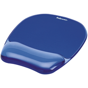 Mouse Pad Fellowes con Reposamuñecas de Gel Crystal Color Azul - Vista 9