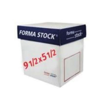 Papel formastock blanco 9.5 x 5.5 3 tantos c/1000