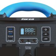 Generador Eléctrico Portátil Forza FPP-T300 300W Tomas 2AC/6DC 2 Ventiladores Pantalla LCD Panel de Control Integrado - Vista 7