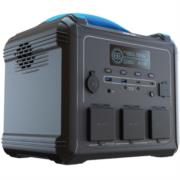 Generador Elétrico Portátil Forza FPP-T1200 1200W Tomas 3CA/8CC 3.75V 2 Ventiladores Pantalla LCD Panel de Control Integrado - Vista 9