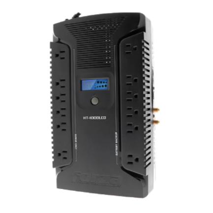 UPS Forza HT-1000LCD Interactivo 1000VA/600W 12 Salidas Coax USB Sobremesa 120V Negro - Vista 5