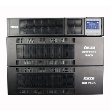Ups forza doble conversion en linea fdc-110kmr-iso 10.000va / 10.000w iso fp 120-240v torre - bastidor