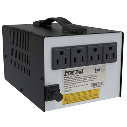 Forza fvr-3601 volt reg 3600va/1800w 115v 4-nema 50/60hz