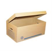 Caja de archivo geo carton tamaño oficio larga 60x35x25cm paquete c/20 piezas