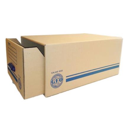 Caja de gaveta geo deslizable tama&ntilde;o oficio con refuerzo 60x40x27cm