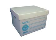 Caja geo archivo plastica carta