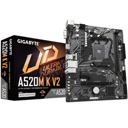 Tarjeta Madre Gigabyte UD A520M K V2 2xDDR4 64GB 5100Mhz HDMI D-Sub PCIe 3.0 M.2 S AM4 Ryzen mATX - Vista 6