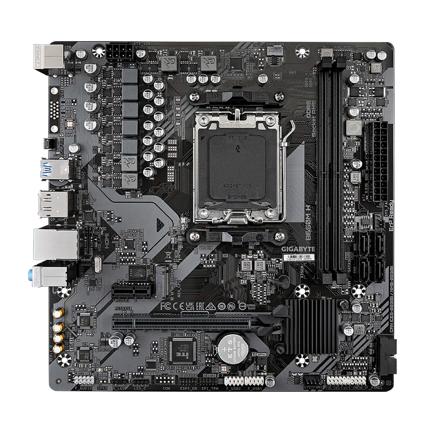 Tarjeta madre gigabyte b650m h 2xddr5 128gb 6400mhz hdmi dp m.2 pcie 4.0 s am5 ryzen matx