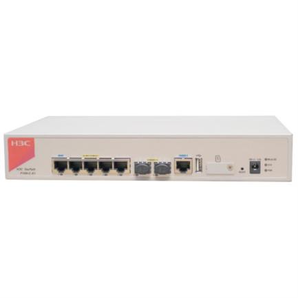 H3VSOFAB006 - Cortafuegos SMB H3C SecPath F100-C-A1 Firewall Appliance Overseas Version 1.2 Gbps 5 x GE + 2 x SFP