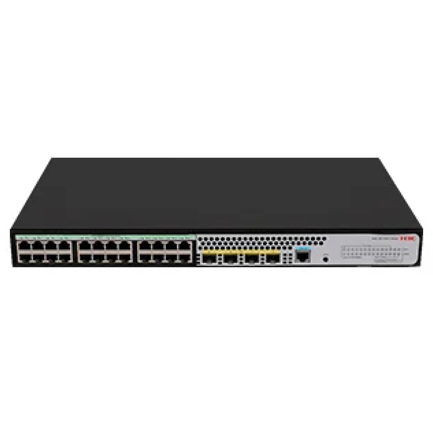 Switch H3C S5120V3-28S-PWR-LI L3  Ethernet con 24 puertos 10/100/1000BASE-T PoE+ y 4 puertos 1G/10G BASE-X SFP Plus (AC)