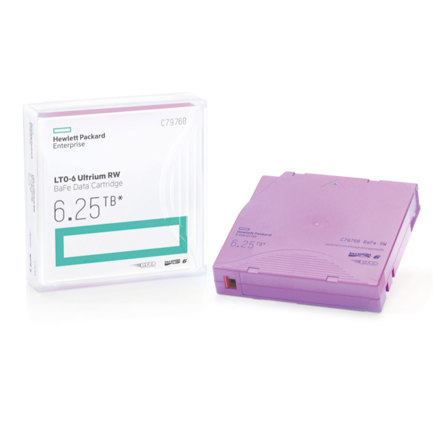 Cartucho datos hpe lto-6 ultrium rw 6.25 tb