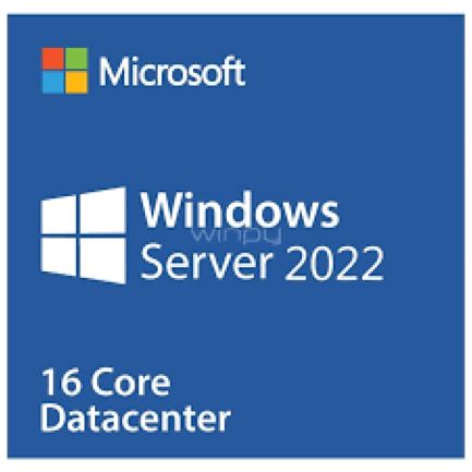Licencia HPE ROK Microsoft Windows Server 2022 Datacenter 16 cores AMS para servidores HPE