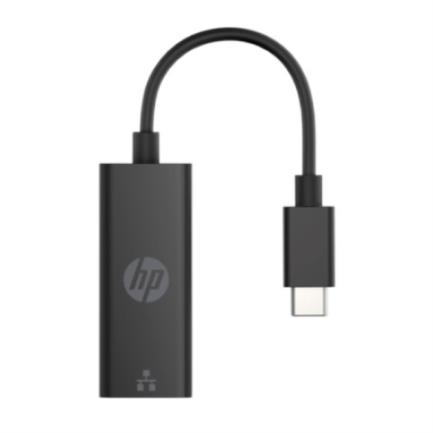 Adaptador hp g2 usb-c a rj45 color negro