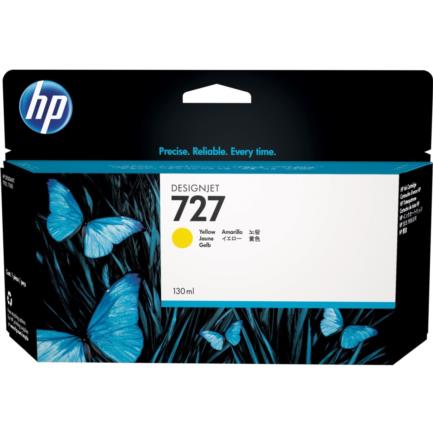 Tinta hp lf 727 designjet amarillo 300ml