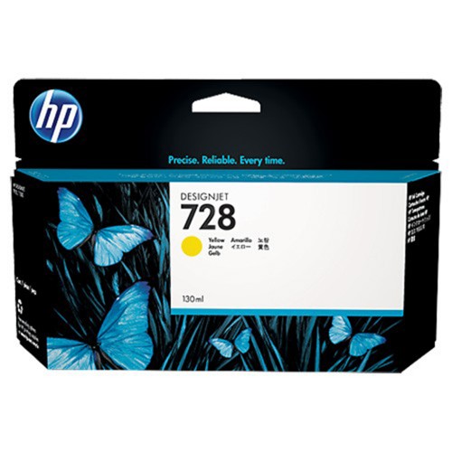 Tinta HP LF 728 DesignJet Amarillo 130ML - Vista 2