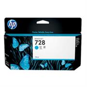 Tinta HP LF 728 DesignJet Cyan 300ML - Vista 3