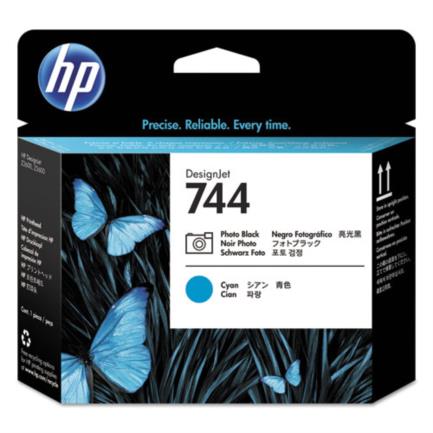 Cabezal hp lf 744 designjet negro foto/cyan