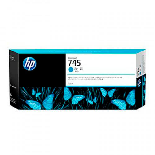 Tinta hp lf 745 designjet cyan 300ml