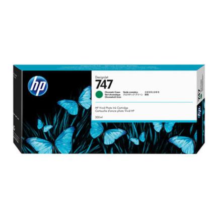 Tinta hp lf 747 verde cromatico 300 ml