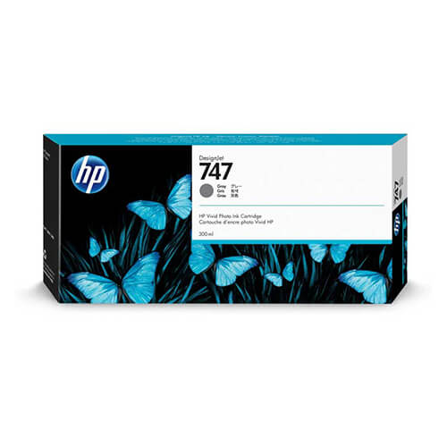 Tinta HP LF 747 Gris 300 ML - Vista 2