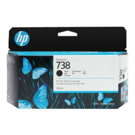 Tinta hp designjet 738 130ml color negro