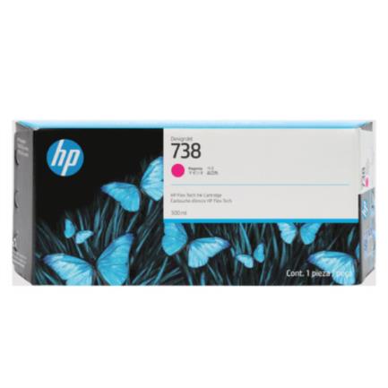 Tinta hp designjet 738 300ml color magenta