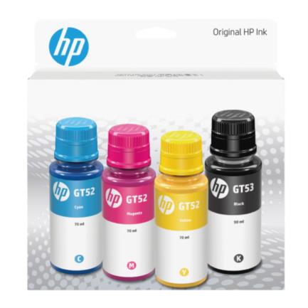 Tintas hp gt53/gt52 botella combo 4-pack