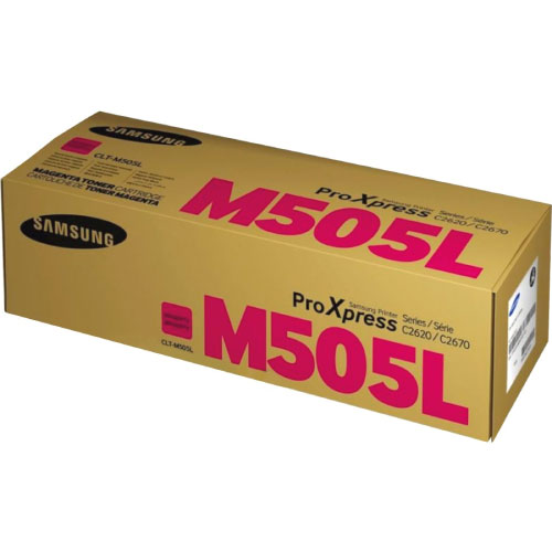 Toner S-Print A4 CLT-M505L Magenta - Vista 3