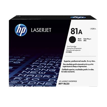 Toner hp laserjet 81a negro