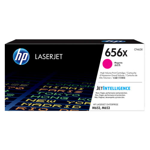 Toner hp laserjet 656x magenta