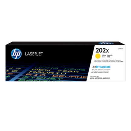 Toner hp 202x amarillo