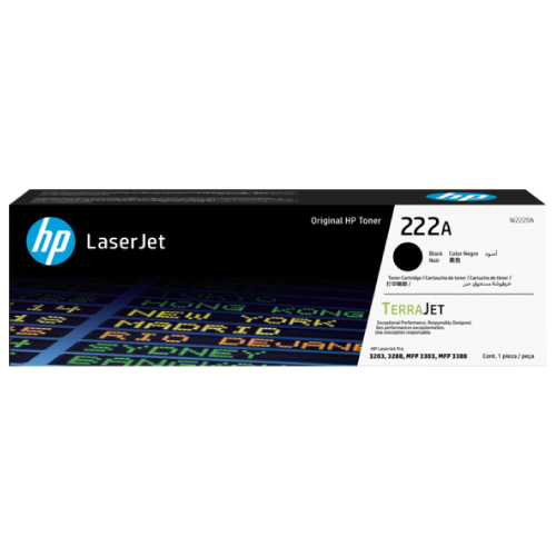 Toner hp laserjet 222a negro