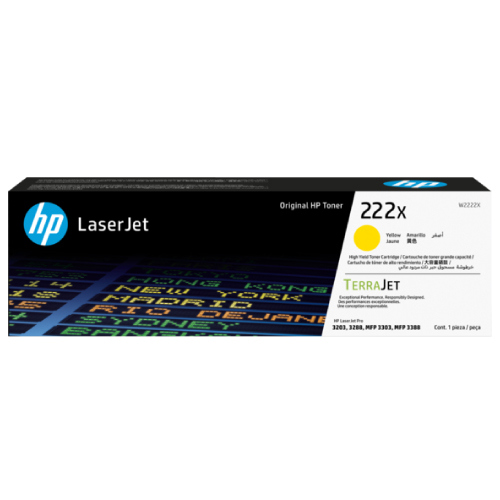 Toner hp laserjet 222x amarillo